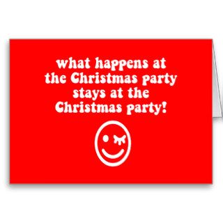 Funny Christmas party Card
