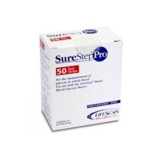 PT# 010 797 PT# # 010 797  Strips Test Surestep Pro Glucose 50/Bx by, Lifescan Health & Personal Care