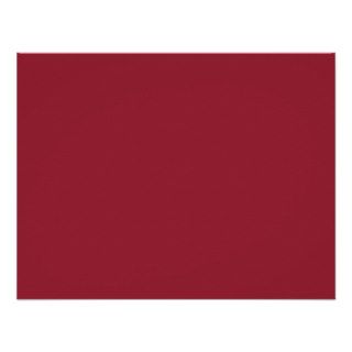 Cranberry Dark Red Solid Trend Color Background Custom Announcement