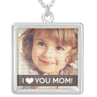I Love You Mom   Custom Photo Custom Jewelry