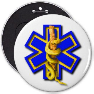 EMS Star of Life Badge Pin