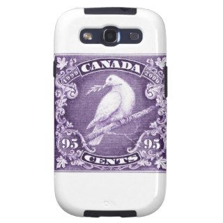 2000 Canada Peace and Love Dove Postage Stamp Galaxy S3 Covers