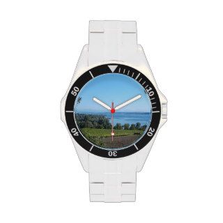 Panoramic View over Lake Constance Wrist Watch