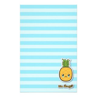 Sad Pineapple that gets no hugs Stationery Paper