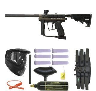 Spyder MR100 Pro Paintball Marker Gun 3Skull Super Mega Set   Olive  Paintball Gun Packages  Sports & Outdoors
