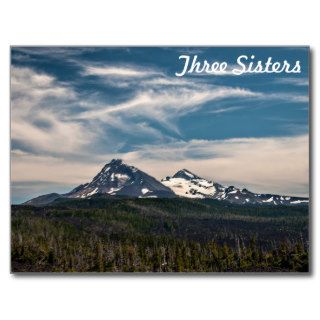 Sisters Mountain Range near Sisters Oregon Postcard