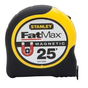 Stanley 25 ft. FatMax Magnetic Tape Measure FMHT33865L