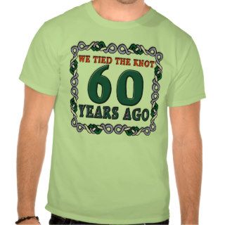 60th Wedding Anniversary Gifts Tshirt