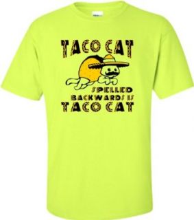 Adult Taco Cat Spelled Backwards Is Taco Cat Funny T Shirt Clothing