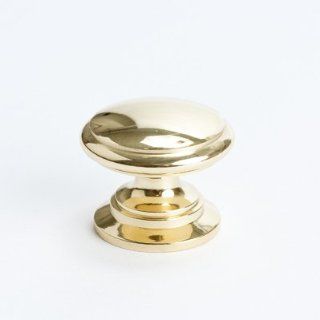Berenson 5284 303 1 1/4" Knob Plymouth Solid Brass   Cabinet And Furniture Knobs  
