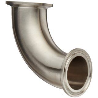 Parker Sanitary Tube Fitting, Stainless Steel 304, 90 Degree Elbow, 1 1/2" Tube OD