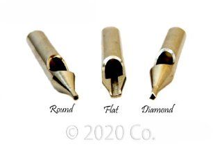 2 Pc Tattoo 304 Stainless Steel 7 Round 7R Tips nozzle gun Machine grip ink Supply 