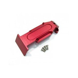 GPM Racing #TRV331RR Aluminum Rear Skid Plate With Screws Set Red for Traxxas Revo, Revo 3.3, Summit Toys & Games