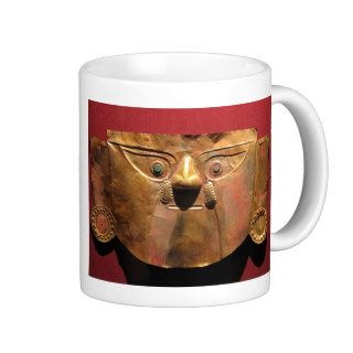 Inca gold mask, Lima, Peru Mug