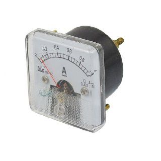 Class 2.5 Accuracy DC 0 1A Square Analog Panel Meter Ammeter   Voltage Testers  