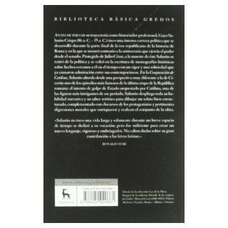 Conjuracin de Catilina / Conspiracy of Catiline (Spanish Edition) SALUSTIO 9788424920661 Books
