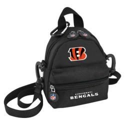 NFL Luggage Mini Me Backpack Cincinnati Bengals/Black NFL Luggage Fabric Backpacks