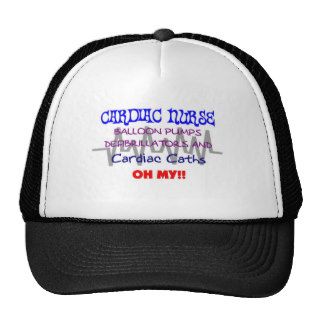 Funny Cardiac Nurse T Shirts Trucker Hats