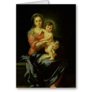 Madonna and Child, after 1638 Greeting Card