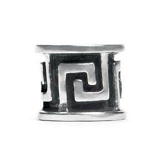 Novobeads Labyrinth in Heart Charm in Sterling Silver   Made in the USA   Fits Pandora and Other European Bead Bracelets Jewelry