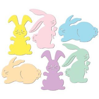 Beistle 44120 24 Pack Bunny Silhouettes for Parties, 15 1/2 Inch Kitchen & Dining