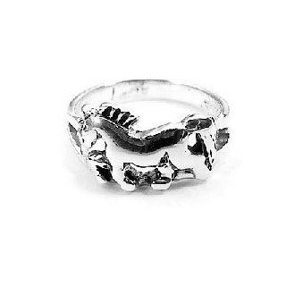 Childs Sterling Silver Baby Unicorn Horse Ring Size 4(Sizes 1,2,3,4) Jewelry