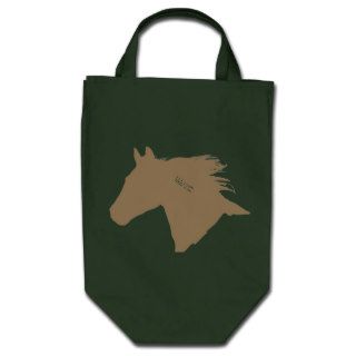 Mustang Horse Head Canvas Bag