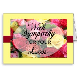 Sympathy Card for Loss of Loved One