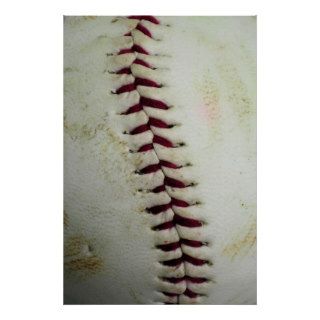 Scuffed up grungy Baseball Print