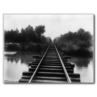 Railroad Bridge 1800's Postcards