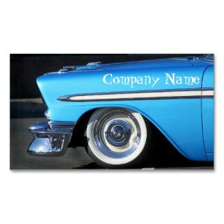 Blue Classic Car business cards