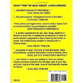 Landlording A Handymanual for Scrupulous Landlords and Landladies Who Do It Themselves Leigh Robinson 9780932956330 Books