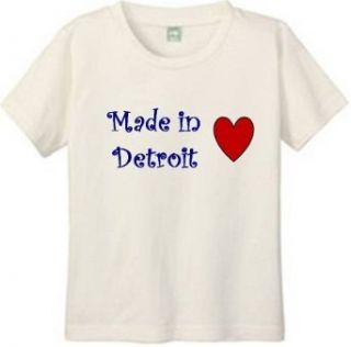 MADE IN DETROIT   BigBoyMusic Youth Designs   White T shirt Clothing