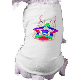 Corded sweater without handles for dogs “Stars " Doggie T shirt