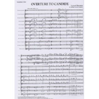 Overture to Candide for Saxophone Choir by Leonard Bernstein Leonard Bernstein Books
