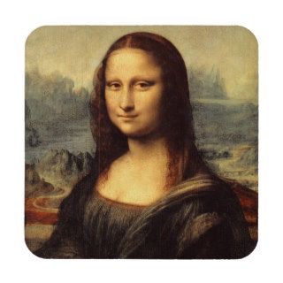 Leonardo da Vinci's Mona Lisa Drink Coasters
