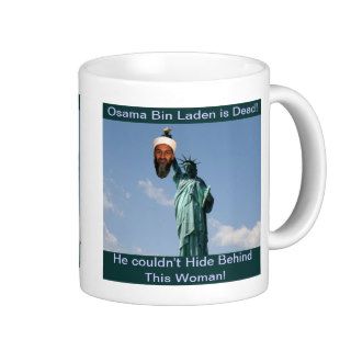 Osama Bin Laden Dead Hides Behind Woman Mug