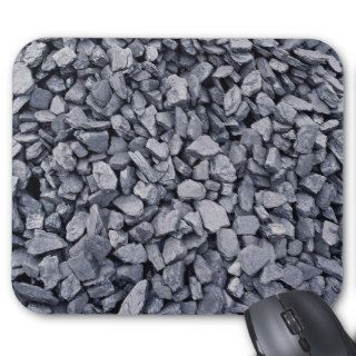 Pile of coal recently excavated strip mine mousepad
