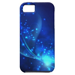 Abstract Blue Light Background Vector Graphic ABST iPhone 5 Case