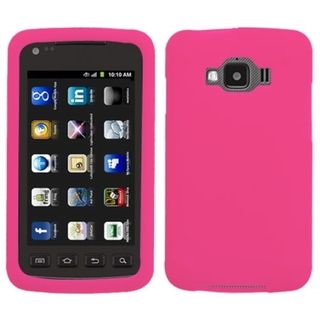 BasAcc Hot Pink Solid Skin Case for Samsung I847 Rugby Smart BasAcc Cases & Holders