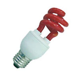 20 Qty. Halco 11W T3 Spiral Red Med ProLume CFL11/RED 11w 120v CFL Red Lamp Bulb 