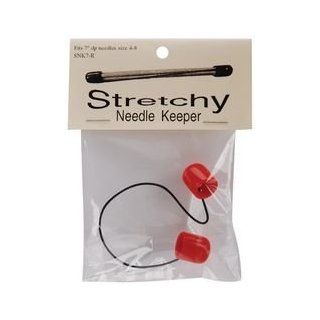 Bulk Buy Knitting Solutions Stretchy Needle Keeper For 7" Double Point Needles Red SNK7 R (3 Pack)