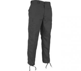 Genuine Gear Black Poly / Cotton Twill BDU Pants Black Tactical Pants Clothing