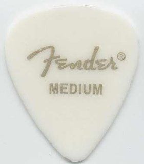 Fender 351 Classic Celluloid Guitar Picks 144 Pack (1 Gross)   White   Medium Musical Instruments