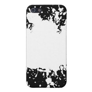 White Paint Splatter iPhone4 Case Cover iphone 4 iPhone 5 Case