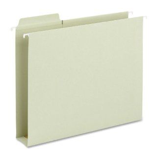 Smead Box Bottom Hanging Folders, Built In Tabs, Letter, Moss Green (SMD64201)  Hanging File Folders 