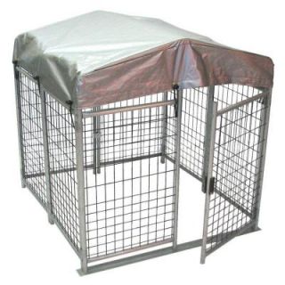 4 ft. x 4 ft. x 4 ft. Folding Quick Dog Kennel QKF444