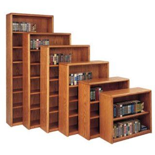 Kathy Ireland Contemporary Office Bookcase (Golden Oak) (36"H x 36"W x 12.5"D)   Martin Contemporary Bookshelf