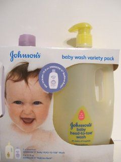 Johnson's Head to toe Baby Wash And Johnson's Bedtime Bath Combo Pack Health & Personal Care