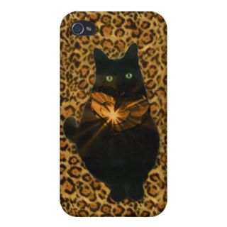 Everybody Hearts Cute Black Kitties for 4 iPhone 4/4S Cases